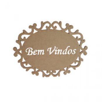 Placa Bem Vindos