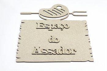 Placa Espaço do Assador