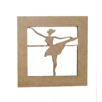 Quadro Vazado Bailarina N° 1