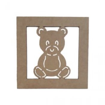 Quadro Vazado Urso