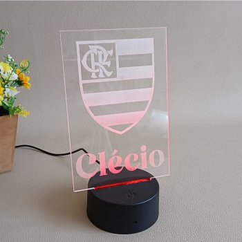 Luminária led personalizada 12cm diversos temas