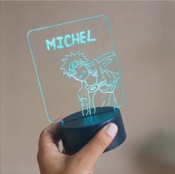 Luminária led personalizada 12cm
