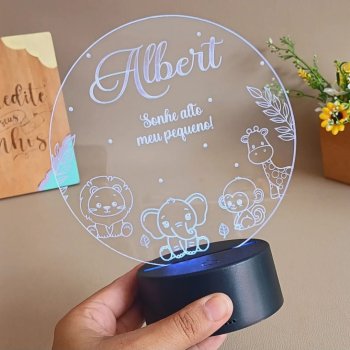 Luminária led infantil 12cm