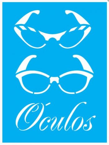 Stencil Oculos 1Un 15X20