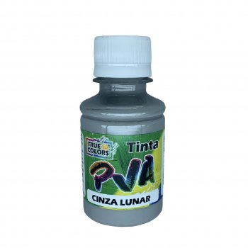 Tinta PVA Cinza Lunar - True Colors 100ml