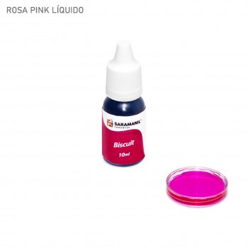 Corante Liquido Rosa Pink 10ml