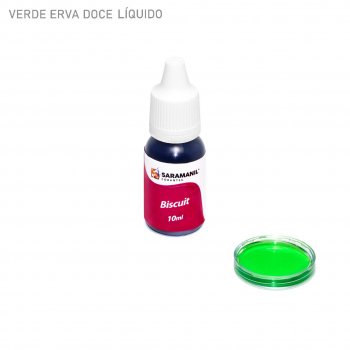 Corante Liquido Verde Erva-Doce 10ml