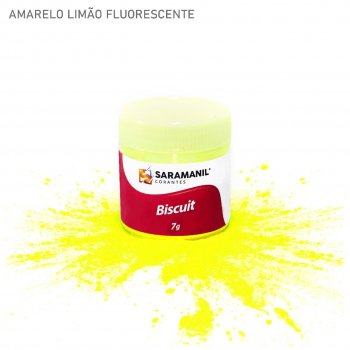 Corante Fluorescente Amarelo Limao Flu 7grs