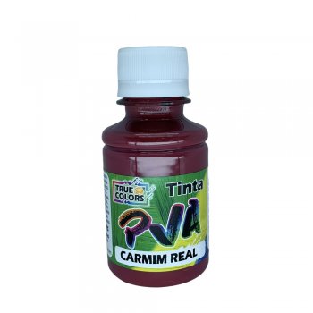 Tinta PVA Fosco Carmim Real - True Colors 100ml