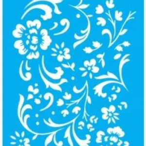 Stencil Estamparia Floral 15x20