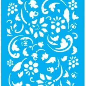Stencil Estamparia Floral II 15x20