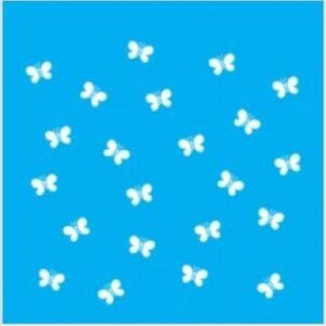 Stencil Micro Borboletas 14x14