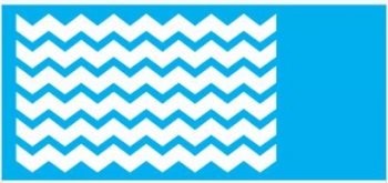 Stencil Estamparia Chevron 7x15