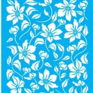 Stencil Estamparia Flores do Campo II 20X25