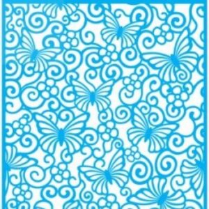 Stencil Renda Borboletas 20X25