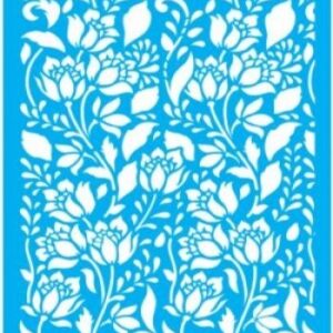 Stencil Estamparia Flores Bauer e Ramos 20x25