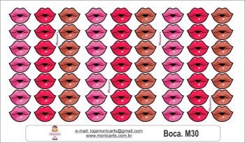 Boca Resinada 30P - Cod.Ref: BOCAP30