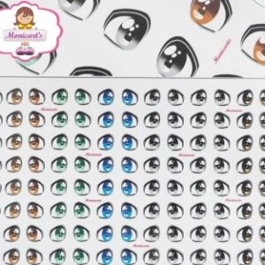 Catela De Olhos Resinados 80 Pares - Cod.Ref: 382PP