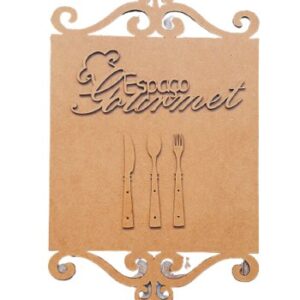 Placa Espaço Gourmet