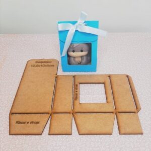 Gabarito para caixa de papel 12x10x5cm